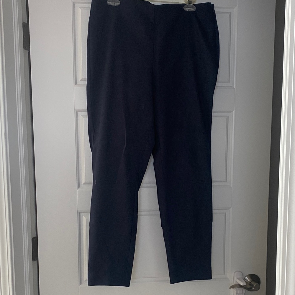 LOFT Women's Navy Blue Trousers